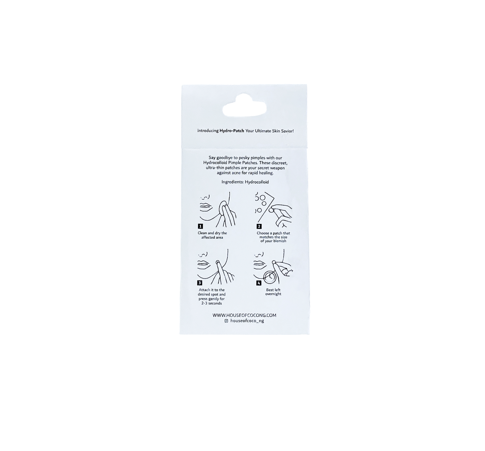 Hydro-Patch: Hydrocolloid Pimple Patch