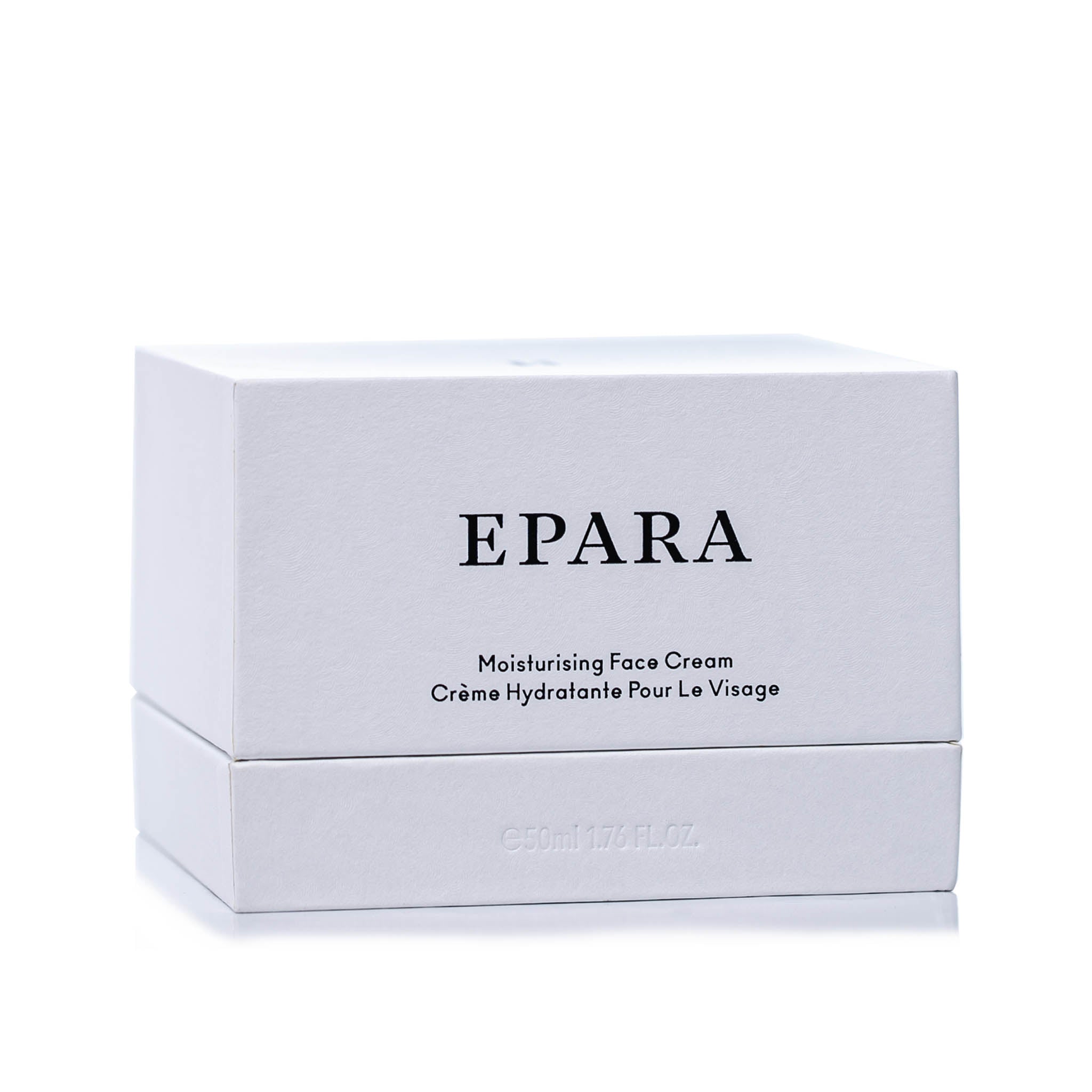 Epara moisturising face cream at Bracketts Beauty