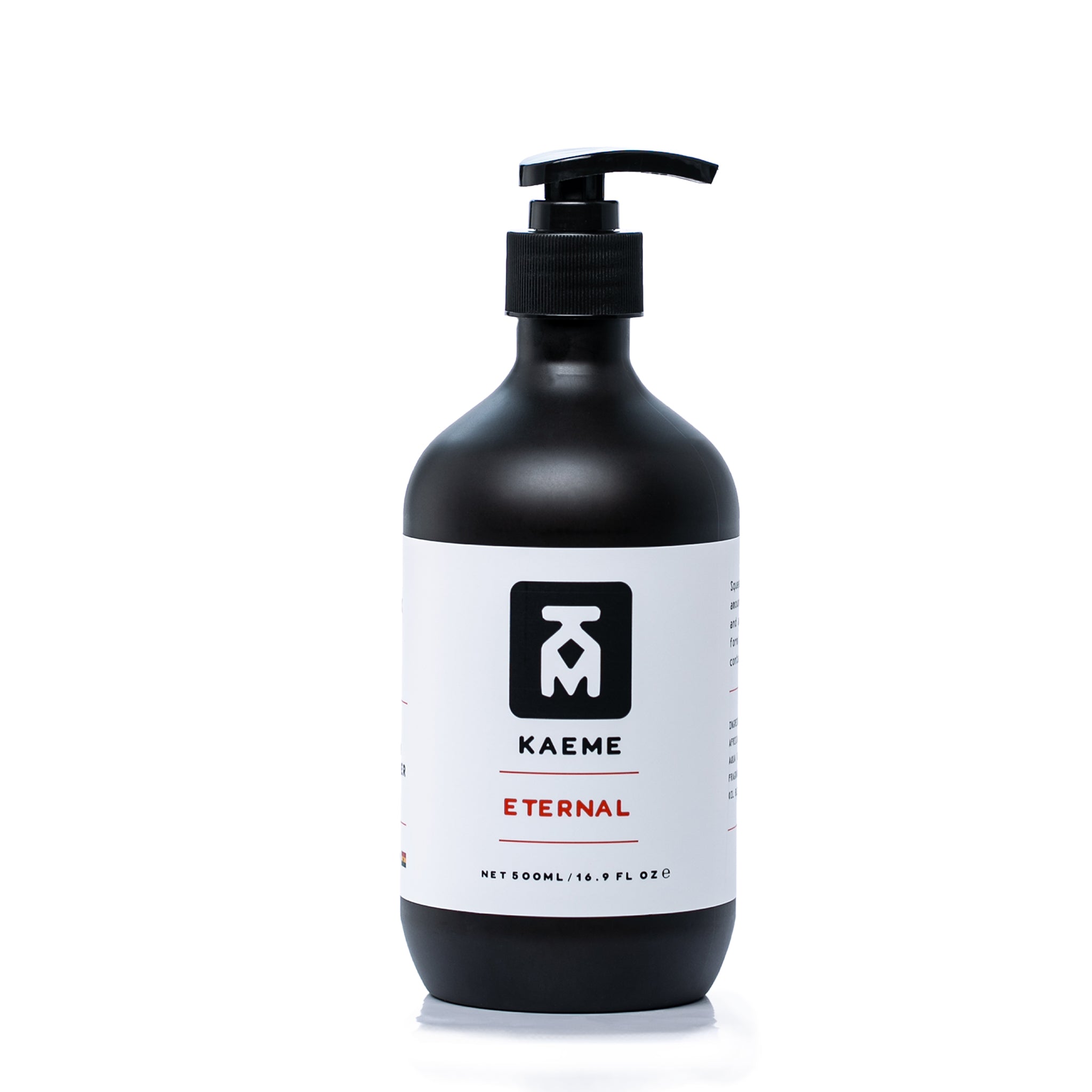 Ghanaian black soap body wash Kaeme Eternal at Bracketts Beauty