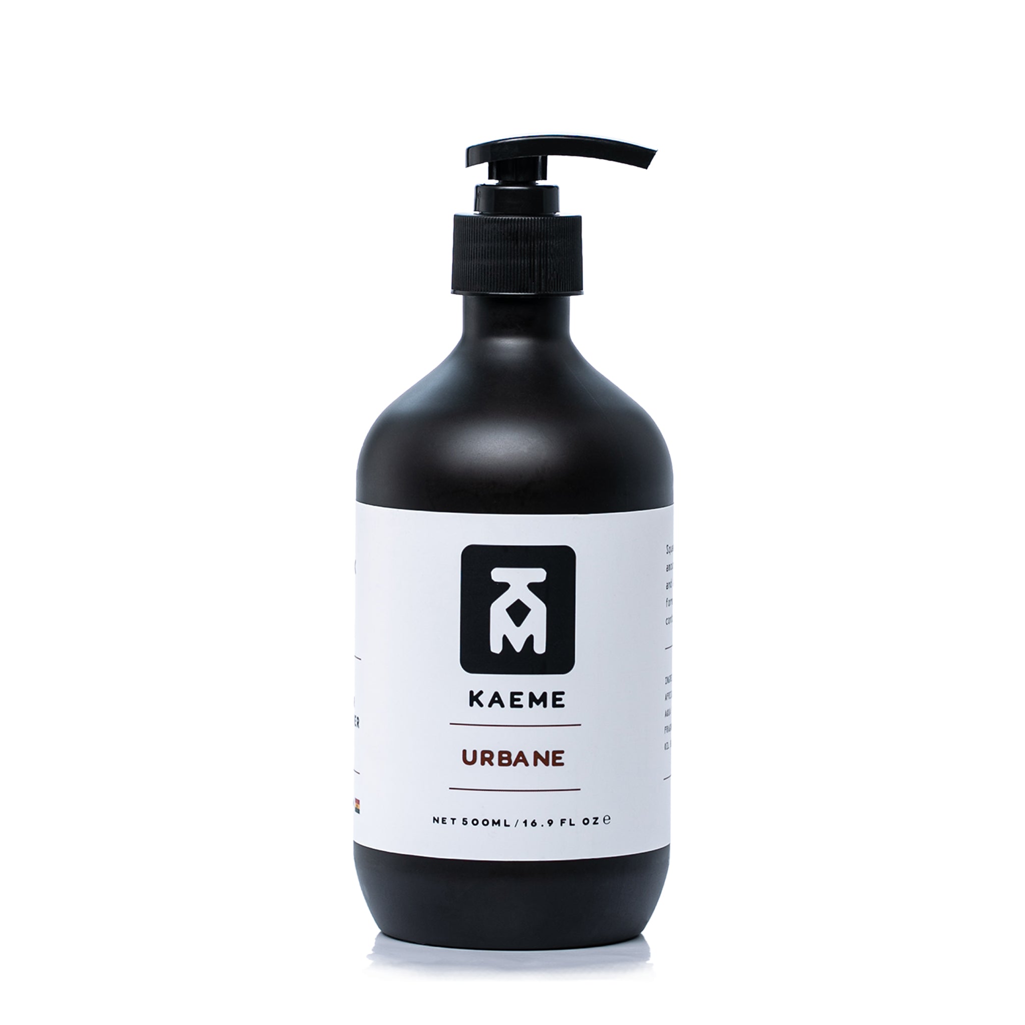 Ghanaian black soap body wash Kaeme Urbane at Bracketts Beauty