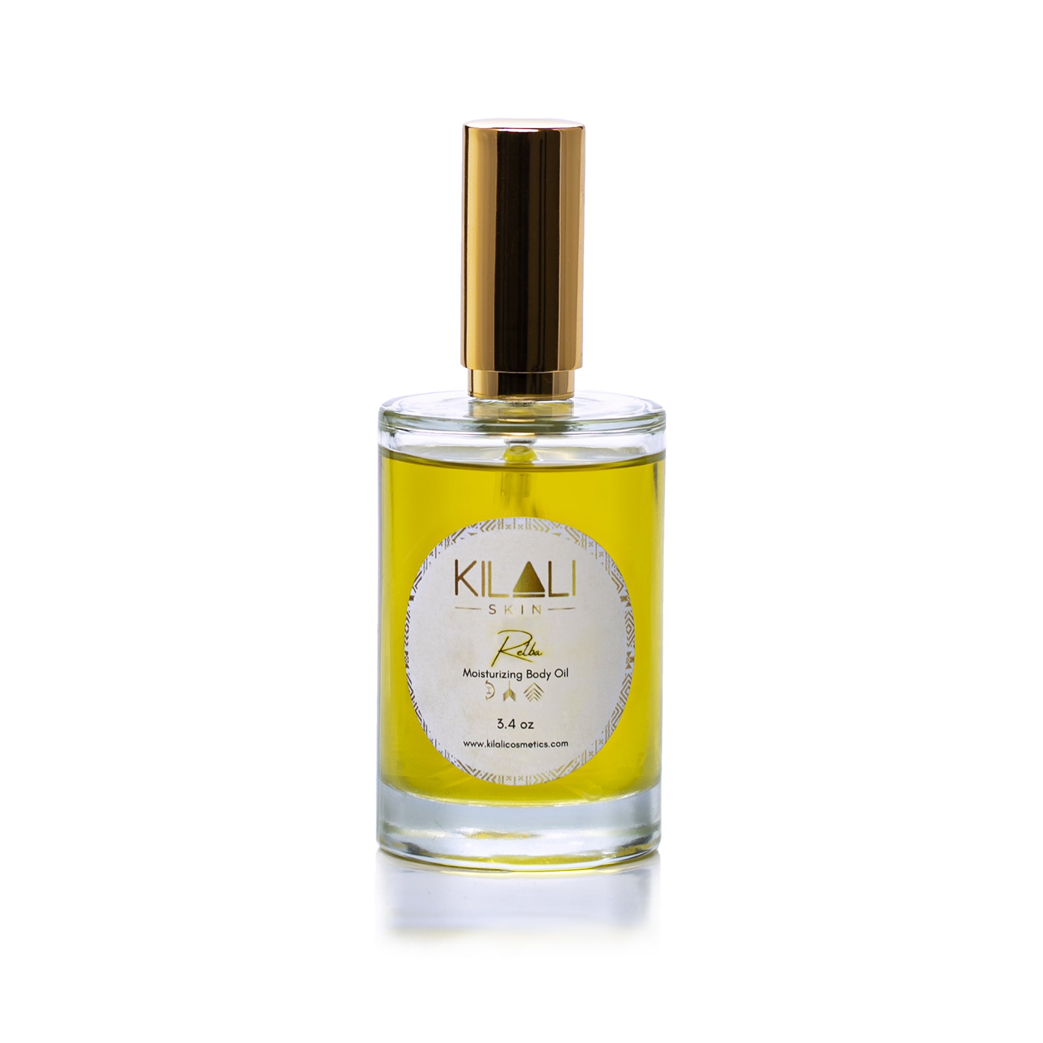 Kilali moisturising body oil at Bracketts Beauty
