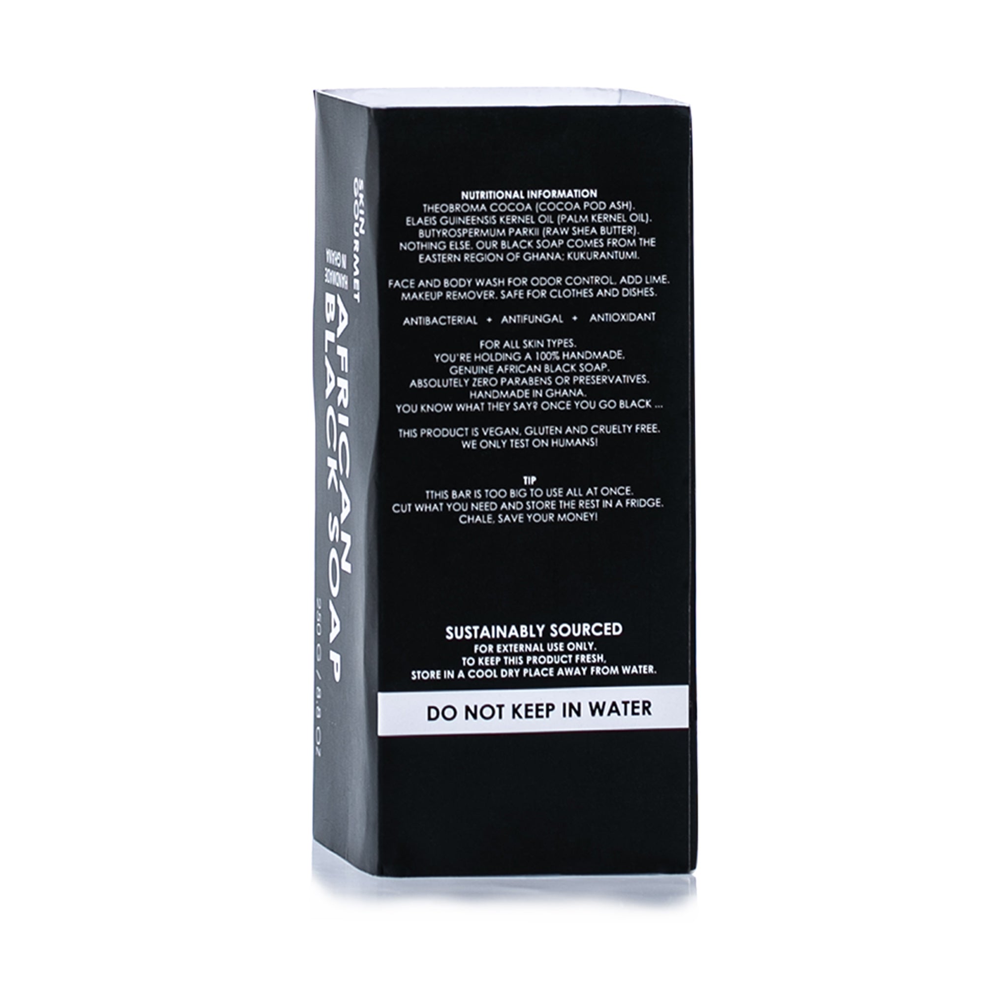 Ghanaian black soap Skin Gourmet