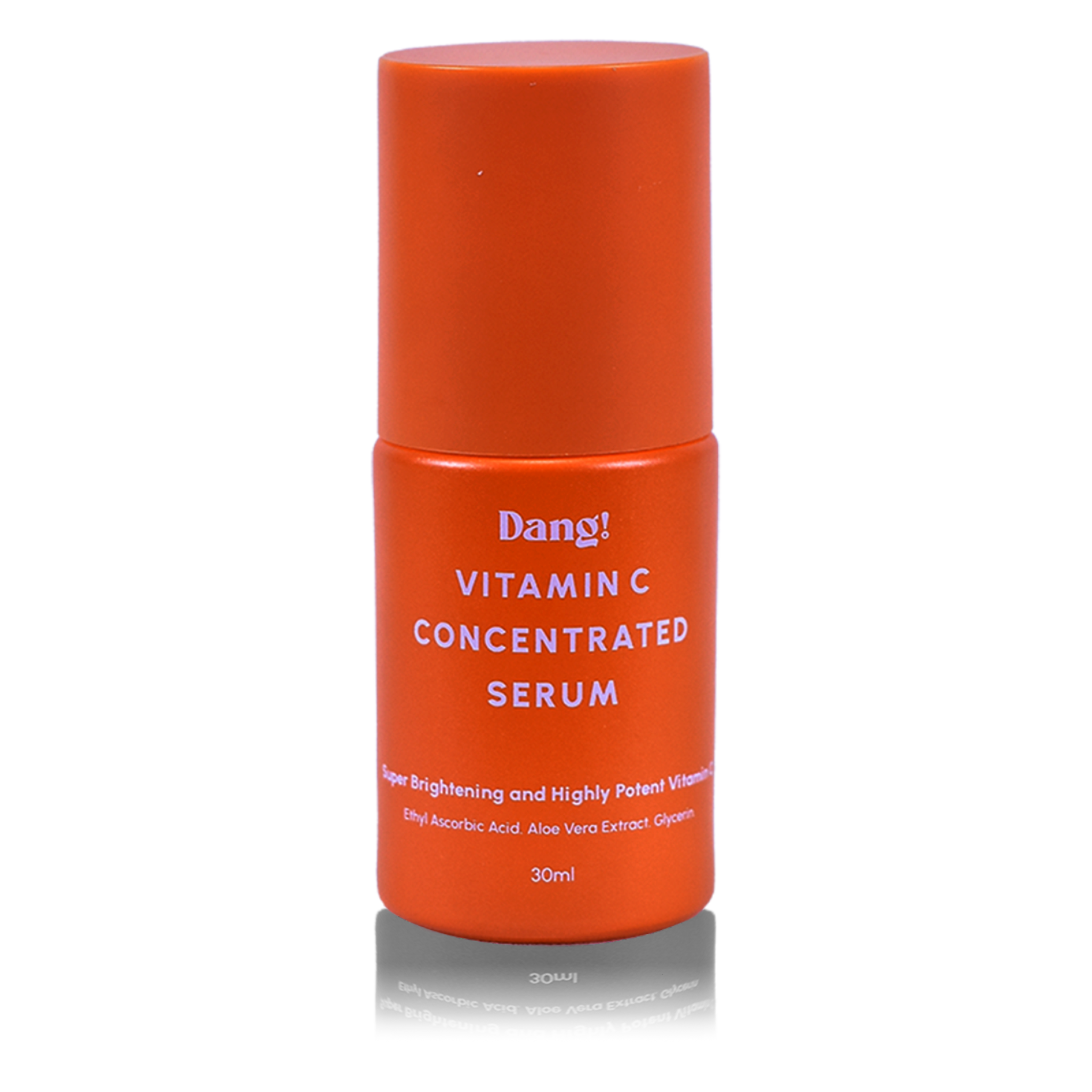 Dang! Vitamin C Concentrated Serum 30ml orange bottle at Bracketts Beauty 