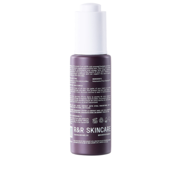 Ghanaian RandR skincare baobab repair oil at Bracketts Beauty
