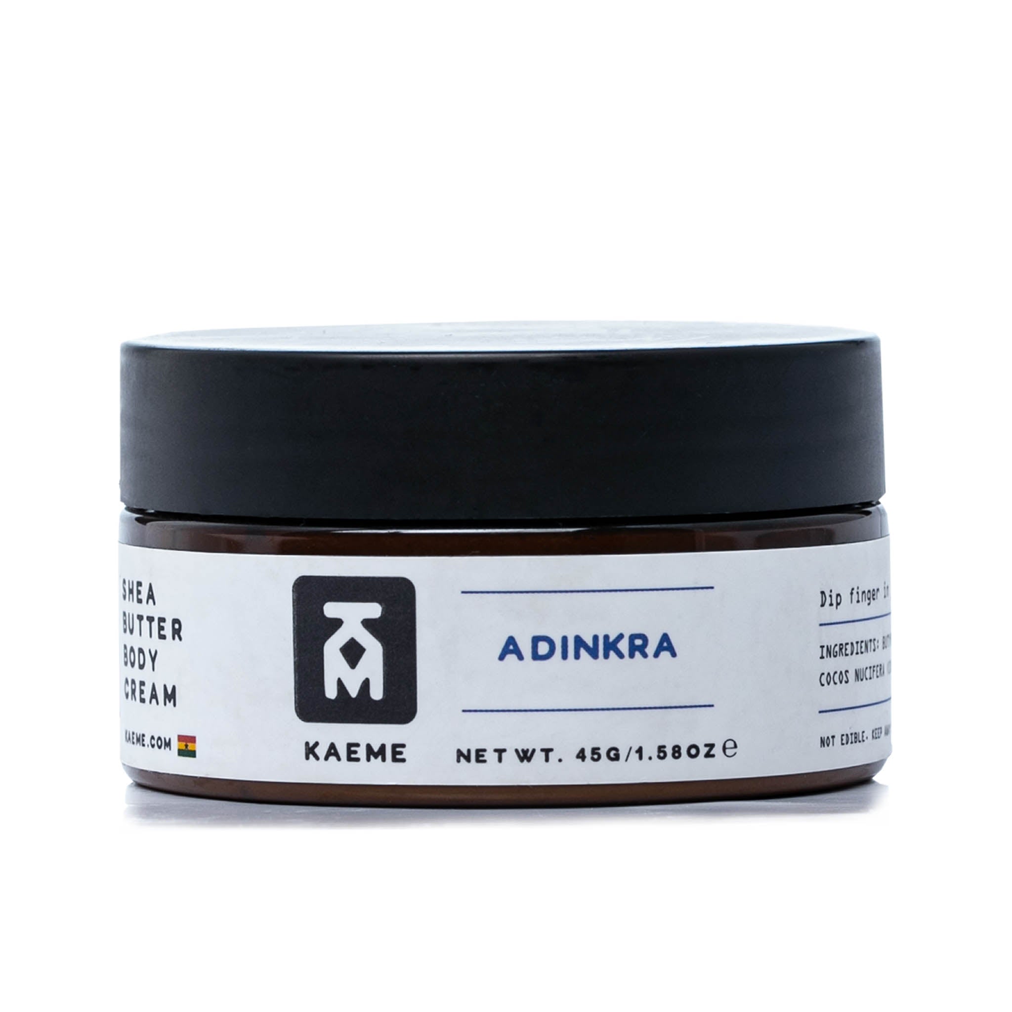 Ghanaian shea butter Kaeme Adinkra at Bracketts Beauty