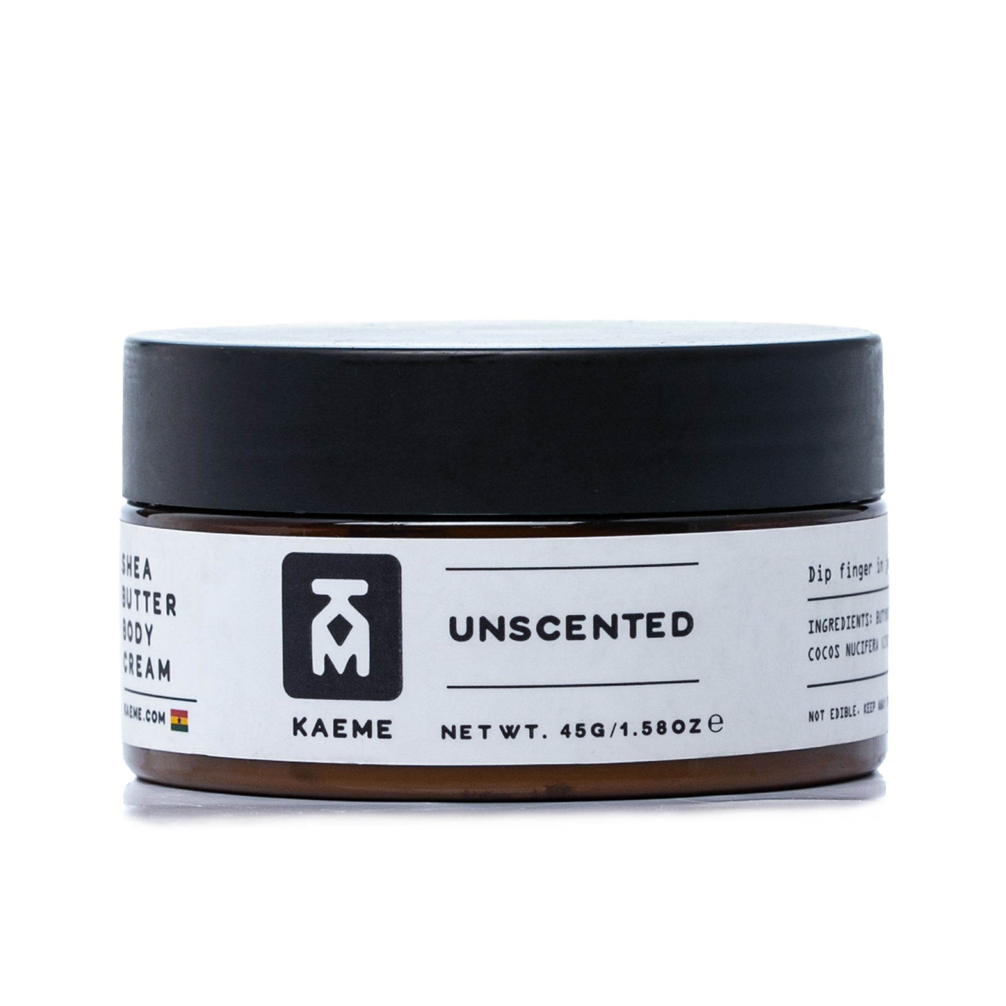 Ghanaian shea butter Kaeme Unscented at Bracketts Beauty
